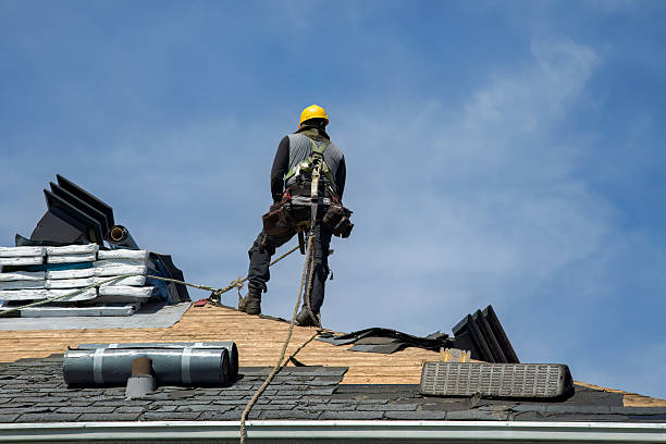 Professional Roof Repair technician working in Enon, VA